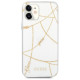 Guess GUHCP12SPCUCHWH iPhone 12 mini 5.4" white/white hardcase Gold Chain Collection