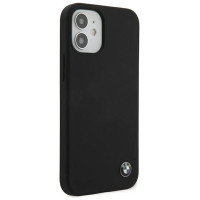 BMW Etui BMW BMHCP12SSILBK iPhone 12 mini 5,4" czarny/black hardcase Silicone Signature