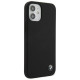 BMW Etui BMW BMHCP12SSILBK iPhone 12 mini 5,4" czarny/black hardcase Silicone Signature