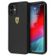 Ferrari FERCAHCP12SBK iPhone 12 mini 5.4" black/black hardcase On Track Real Carbon