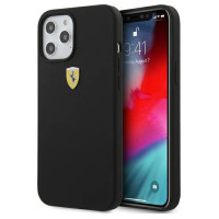 Ferrari FESSIHCP12LBK iPhone 12 Pro Max 6.7" black/black hardcase On Track Silicone