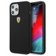 Ferrari FESSIHCP12LBK iPhone 12 Pro Max 6.7" black/black hardcase On Track Silicone
