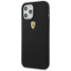 Ferrari FESSIHCP12LBK iPhone 12 Pro Max 6.7" black/black hardcase On Track Silicone