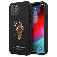 U.s. Polo Assn. US Polo USHCP12LPUGFLBK iPhone 12 Pro Max 6.7" black/black Polo Embroidery Collection