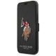 U.s. Polo Assn. US Polo USFLBKP12MPUGFLBK iPhone 12/12 Pro 6,1" czarny/black book Polo Embroidery Collection