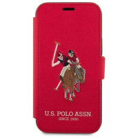 U.s. Polo Assn. US Polo USFLBKP12SPUGFLRE iPhone 12 mini 5,4" czerwony/red book Polo Embroidery Collection