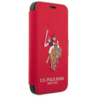 U.s. Polo Assn. US Polo USFLBKP12SPUGFLRE iPhone 12 mini 5,4" czerwony/red book Polo Embroidery Collection
