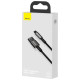Baseus Tungsten USB - Lightning cable 2.4 A 2 m black (CALWJ-A01)