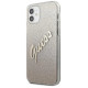 Guess GUHCP12SPCUGLSGO iPhone 12 mini 5.4" gold/gold hardcase Glitter Gradient Script