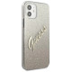 Guess GUHCP12SPCUGLSGO iPhone 12 mini 5.4" gold/gold hardcase Glitter Gradient Script