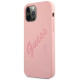 Guess GUHCP12LLSVSPI iPhone 12 Pro Max 6.7" pink/pink hardcase Script Vintage