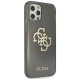 Guess GUHCP12LPCUGL4GBK iPhone 12 Pro Max 6.7" black/black hard case Glitter 4G Big Logo