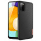 Dux Ducis Fino case covered with nylon material for Samsung Galaxy A03s black