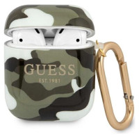 Guess GUA2UCAMA AirPods cover green/khaki Camo Collection