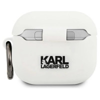 Karl Lagerfeld KLACA3SILCHWH AirPods 3 cover biały/white Silicone Choupette