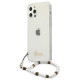 Guess GUHCP12LKPSWH iPhone 12 Pro Max 6.7" Transparent Hardcase White Pearl