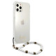 Guess GUHCP12LKPSWH iPhone 12 Pro Max 6.7" Transparent Hardcase White Pearl