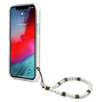 Guess GUHCP12LKPSWH iPhone 12 Pro Max 6.7" Transparent Hardcase White Pearl