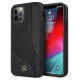 Mercedes MEHCP12LCDOBK iPhone 12 Pro Max 6,7" czarny/black hardcase Leather Perforated Area