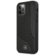 Mercedes MEHCP12LCDOBK iPhone 12 Pro Max 6,7" czarny/black hardcase Leather Perforated Area