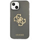Guess GUHCP13SPCUGL4GBK iPhone 13 mini 5.4" black/black hard case Glitter 4G Big Logo