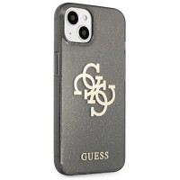 Guess GUHCP13SPCUGL4GBK iPhone 13 mini 5.4" black/black hard case Glitter 4G Big Logo