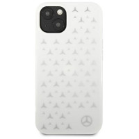 Mercedes MEHCP13SESPWH iPhone 13 mini 5,4" biały/white hardcase Silver Stars Pattern