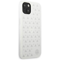 Mercedes MEHCP13SESPWH iPhone 13 mini 5,4" biały/white hardcase Silver Stars Pattern