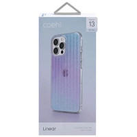 Uniq Coehl Linear case for iPhone 13 Pro Max - pink and blue
