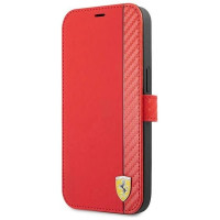 Ferrari FESAXFLBKP13SRE iPhone 13 mini 5.4" red/red book On Track Carbon Stripe