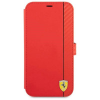 Ferrari FESAXFLBKP13SRE iPhone 13 mini 5.4" red/red book On Track Carbon Stripe