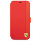 Ferrari FESAXFLBKP13SRE iPhone 13 mini 5.4" red/red book On Track Carbon Stripe
