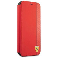 Ferrari FESAXFLBKP13SRE iPhone 13 mini 5.4" red/red book On Track Carbon Stripe