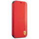 Ferrari FESAXFLBKP13SRE iPhone 13 mini 5.4" red/red book On Track Carbon Stripe