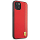 Ferrari FESAXHCP13SRE iPhone 13 mini 5.4" red/red hardcase On Track Carbon Stripe