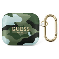 Guess GUA3UCAMA AirPods 3 cover green/khaki Camo Collection