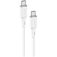 Acefast C2-03-CC USB-C - USB-C PD QC cable 60W 3A 480Mb/s 1.2m - white