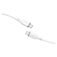 Acefast C2-03-CC USB-C - USB-C PD QC cable 60W 3A 480Mb/s 1.2m - white
