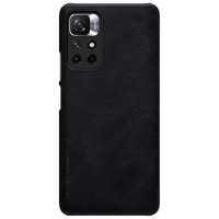 Nillkin Qin Case Flip Case for Xiaomi Redmi Note 11T 5G / 11S 5G / 11 5G (China) / Poco M4 Pro 5G - Black