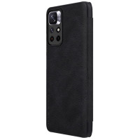 Nillkin Qin Case Flip Case for Xiaomi Redmi Note 11T 5G / 11S 5G / 11 5G (China) / Poco M4 Pro 5G - Black