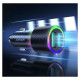 Joyroom car charger 2 x USB with backlight 24W black (JR-CL10)