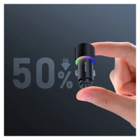Joyroom car charger 2 x USB with backlight 24W black (JR-CL10)