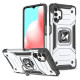 Wozinsky Ring Armor tough hybrid case cover + magnetic holder for Samsung Galaxy A73 silver