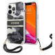 Guess GUHCP13LKCABBK iPhone 13 Pro / 13 6.1" black/black hardcase Camo Strap Collection