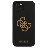 Guess GUHCP13SLS4GGBK iPhone 13 mini 5.4" black/black hard case Silicone 4G Logo