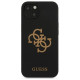 Guess GUHCP13SLS4GGBK iPhone 13 mini 5.4" black/black hard case Silicone 4G Logo