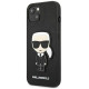 Karl Lagerfeld KLHCP13SOKPK iPhone 13 mini 5,4" czarny/black hardcase Saffiano Ikonik Karl`s Patch