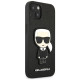 Karl Lagerfeld KLHCP13SOKPK iPhone 13 mini 5,4" czarny/black hardcase Saffiano Ikonik Karl`s Patch