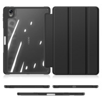 Dux Ducis Toby Armored Flip Smart Case for Oppo Pad with Stylus Holder Black