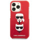 Karl Lagerfeld KLHCP13LTPE2TR iPhone 13 Pro / 13 6,1" hardcase czerwony/red Karl&Choupette Head